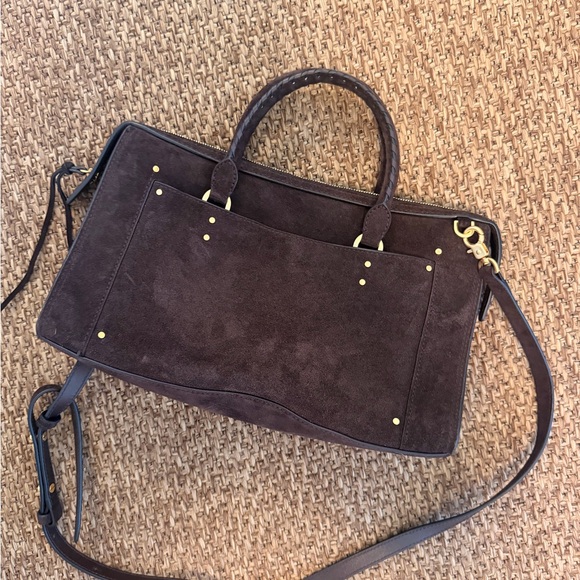 Madewell The Whipstitched Satchel in Suede - Picture 4 of 5